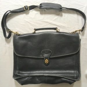 Jack Georges Leather tote/laptop bag